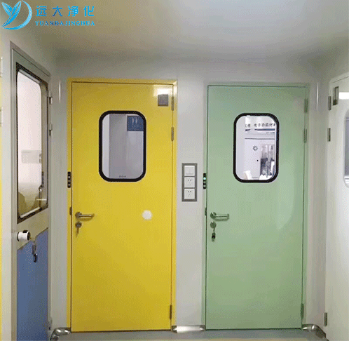 Steel purifying single door